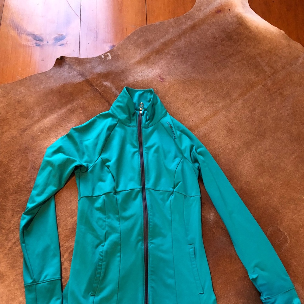 UnderArmour blue zip workout jacket.